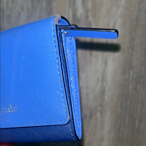 Kate Spade Two-Tone Blue Wallet - Picture 3 of 7